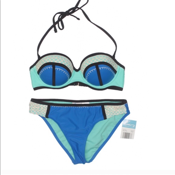 🌟NWT California Waves Croche Bikini - Picture 2 of 6